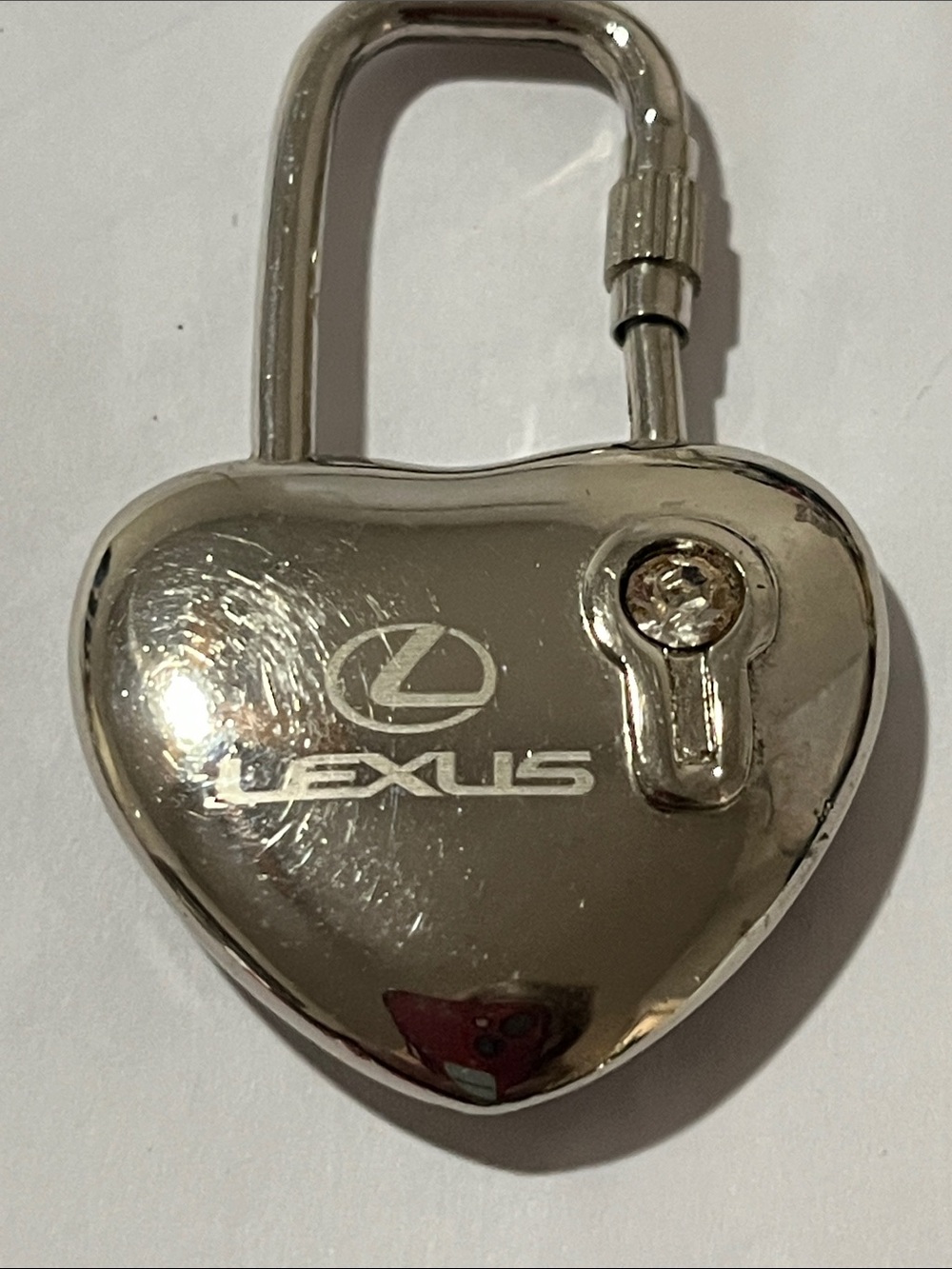 Lexi’s Padlock Keychain,Silver padlock,